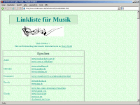 Linkliste für Musik